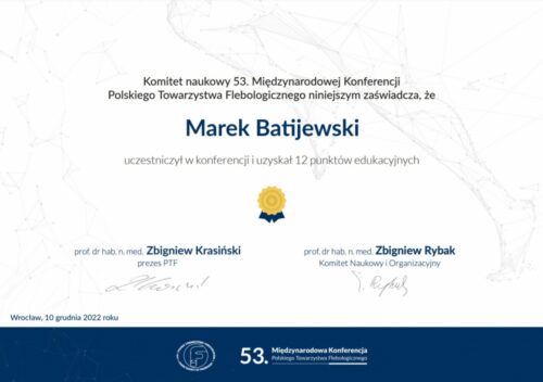 certyfikat-polskie-towarzystwo-flebologiczne